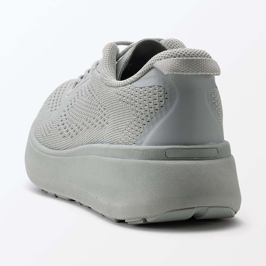 Кроссовки MUJI, удобные для ходьбы, с изогнутой подошвой, BI013A4A, светло-серые, см, женские, 23,0