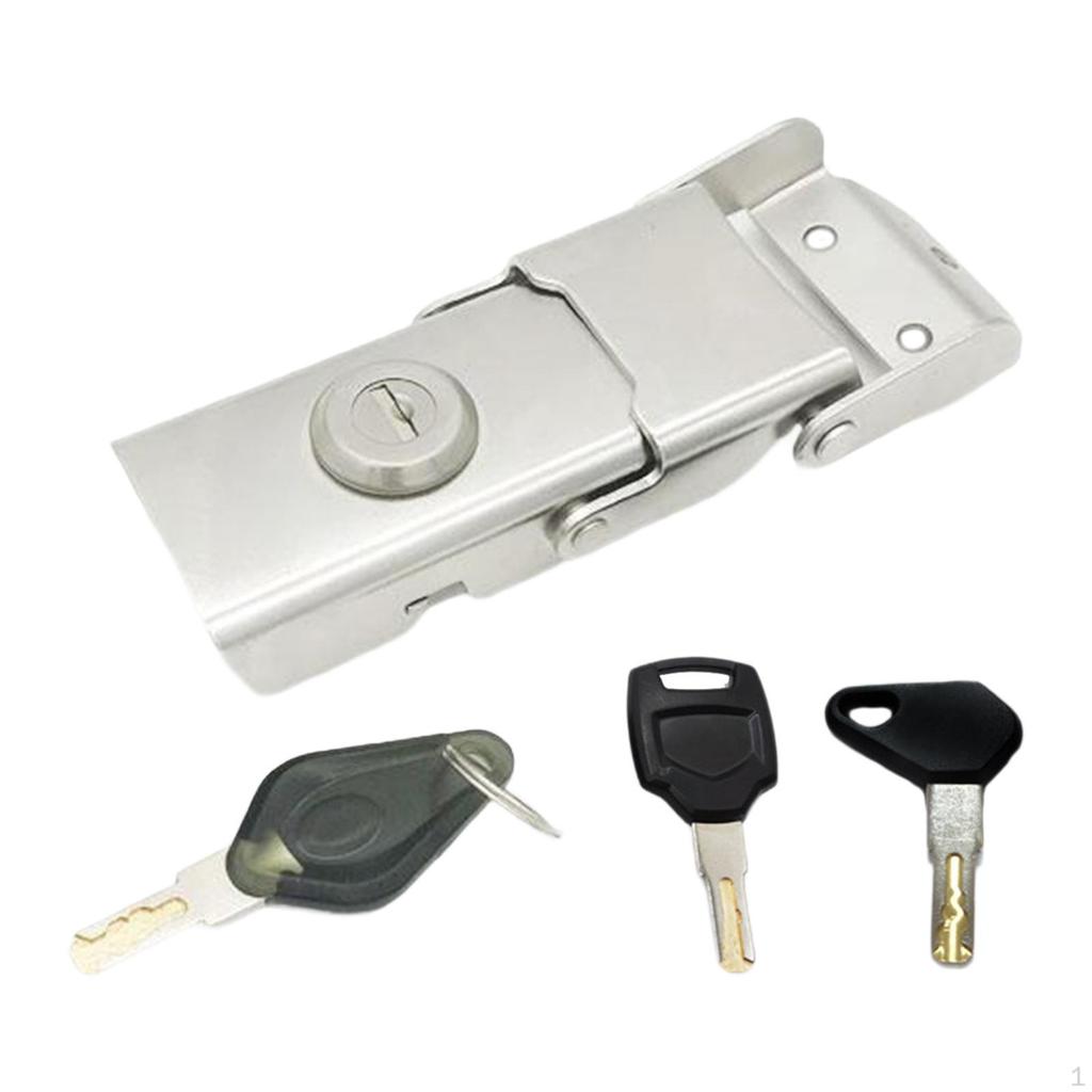 Motorcycle Rear Trunk Box Lock Replace Easy To Install Stable Anti- Locking Tool for Saddlebags