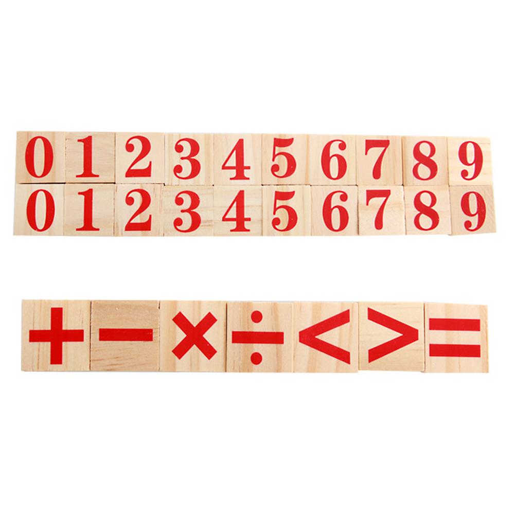 Colorful Counting Math Operation Sticks Kids Wooden Blocks Toy