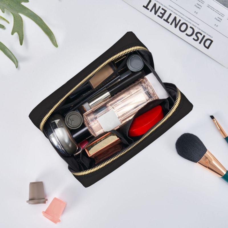 Japanese Sakura Cherry Blossom Leather Makeup Bag Women Foldable Waterproof Travel Storage Pouch Portable Toiletry Cosmetic Bag