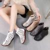 2024 Spring Summer Genuine Leather Sandals Women's Breathable Hole Boots Flat Soft Non-slip Comfortable Shoes Sandalias De Mujer