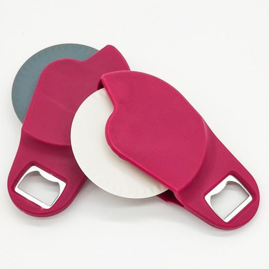 Колесо для пиццы, ролик для выпечки теста, резак для пирогов и бутылка