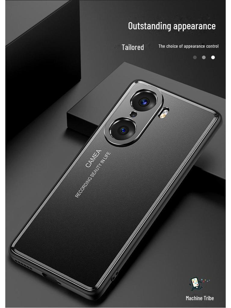 Матовый чехол Honor 60/60Pro с полностью металлической защитой линз