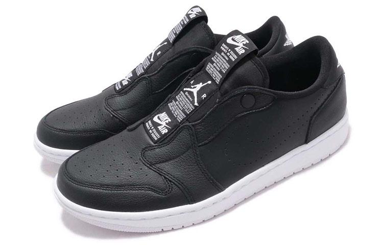 Jordan 1 Ретро Низкие Скользкие Черно-Белые Женские AV3918-001