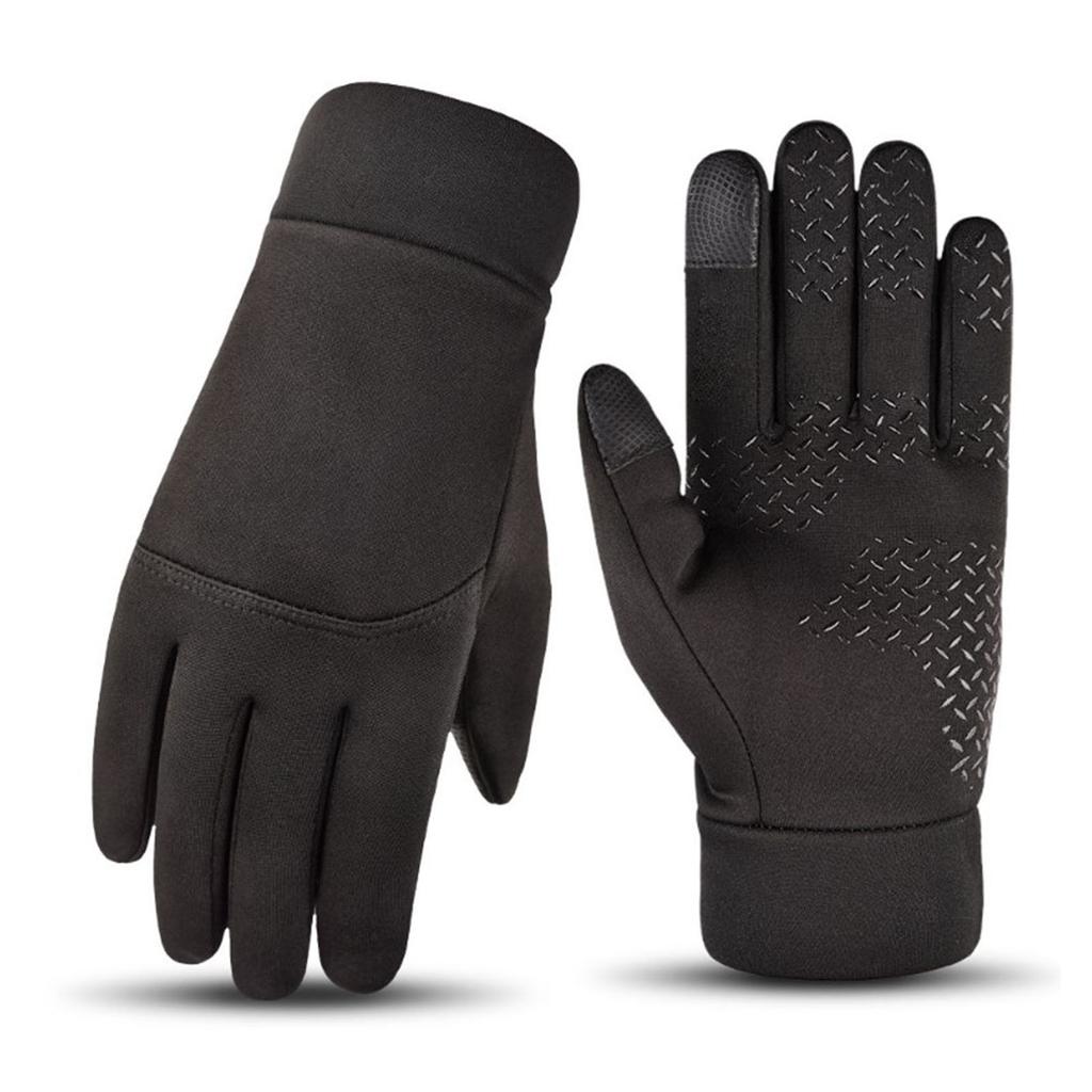 Winter Men Gloves Touch Screen Windproof Waterproof Brushed Gloves For Outdoor Sports Activities
