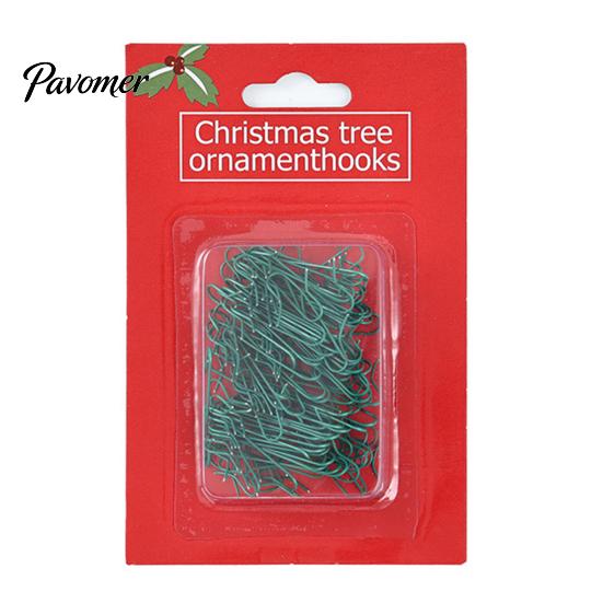 Xmas Tree Decor Tools 100 Pcs Christmas Ornament Hooks, Metal S-Shaped Hangers, Large Quantity Hanging Hooks for Baubles Balls, Lanterns, Decoration