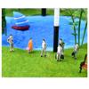 Scale DIY Mixed Color Pose Scale Model Character Model People Figures Plastic People