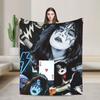 Эйс Фрейли Kiss Американская группа Фланелевые одеяла Мягкие прочные Постельные принадлежности Пледы для гостиной Покрывало для самолета Чехол для дивана-кровати