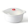 S/M/L Microwave Oven Special Box with Lid Heated Soup Pot Rice Steamed Dumpling Food Cooking Container Food Grade Kitchen Tool
