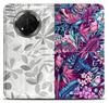 Etui Typu Portfel Do Honor Magic7 Lite - Pokrowiec Bluemoon Nadruk + Szkło 9H