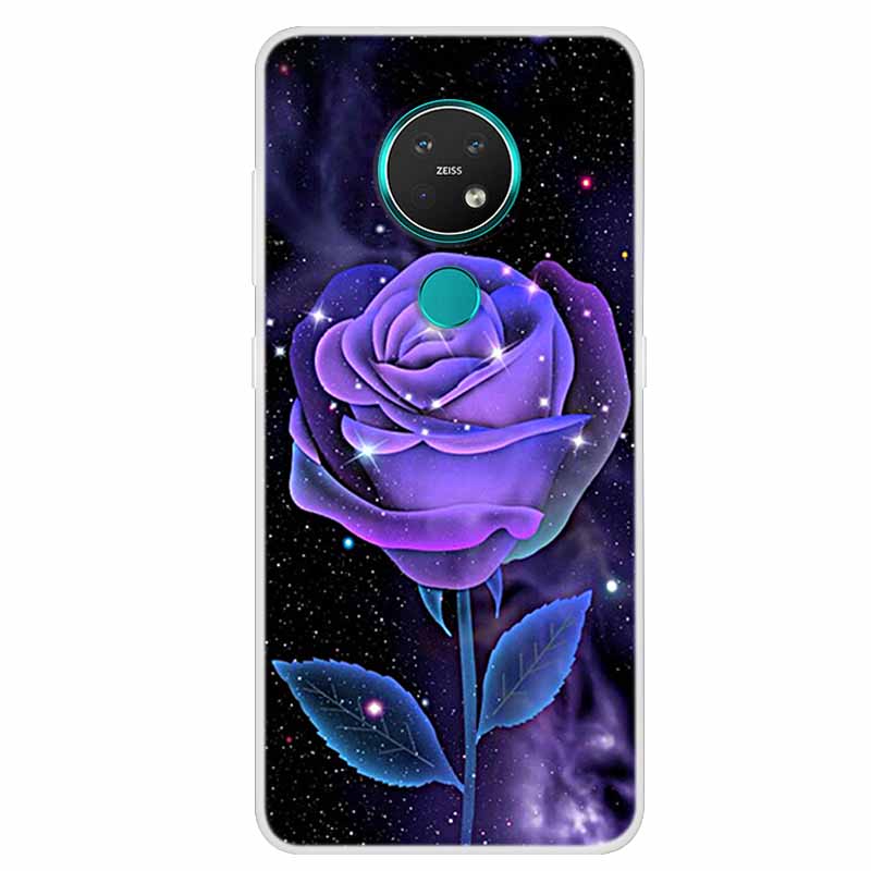 Для Nokia 7.2 Чехол Nokia 6.2 Роскошный Силиконовый ТПУ Мягкая Задняя Крышка Чехол для Телефона Для Nokia 7.2 Funda TA-1193 TA-1178 Мультяшный Coque