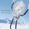 Octopus Suction Cup USB Mini Fan: Quiet, Portable, Universal for Desktop and Kitchen.