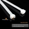 Black & White Self-Locking Nylon Cable Ties with National Standard Certification