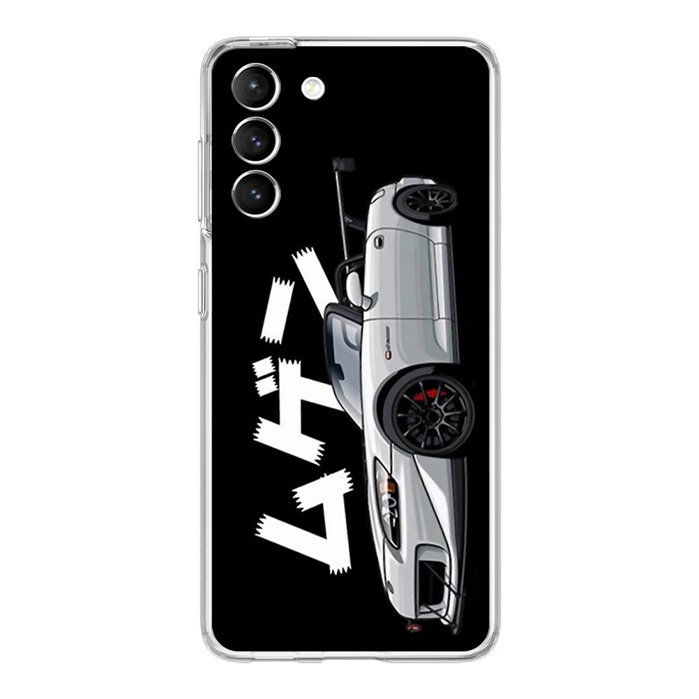 Чехол для телефона JDM Tokyo Drift Sports Car для Samsung Galaxy S22 5G S20 Ultra S21 FE 5G S10E S9 S8 S10 Plus Note 20 10, прозрачный чехол