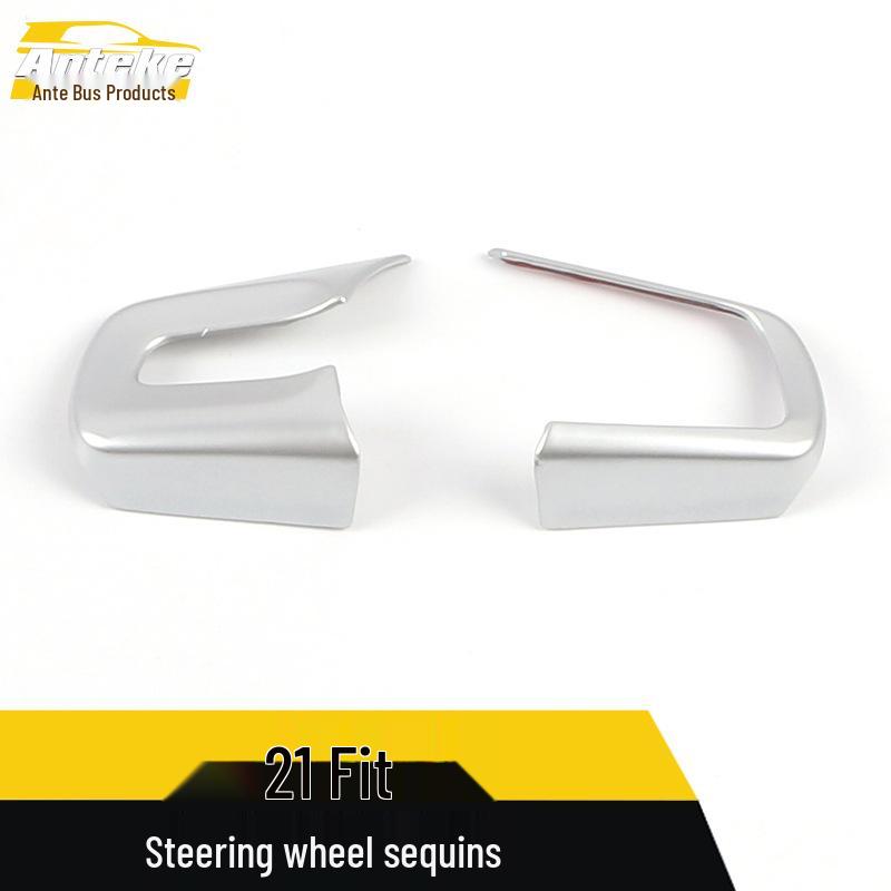 21 Fit Steering Wheel & Dashboard Decorative Electroplated Stickers
