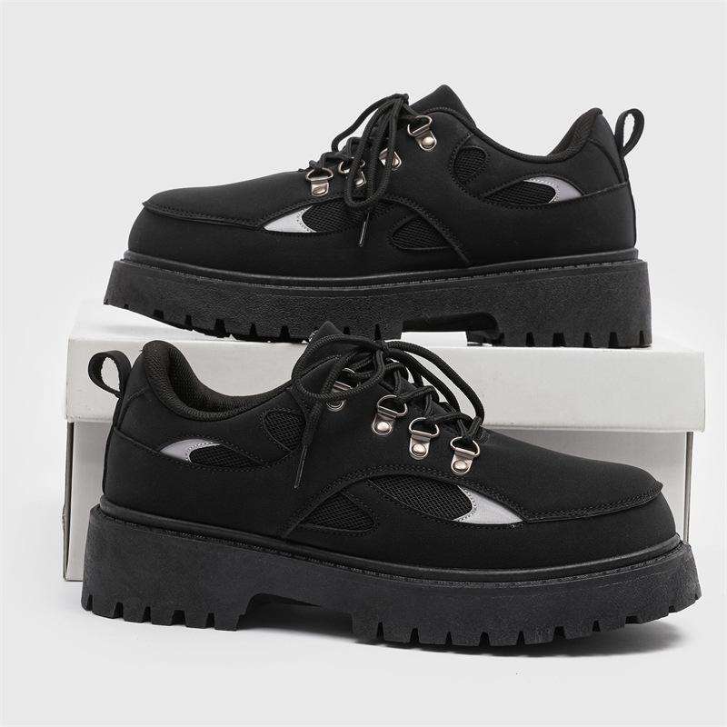 Fashion Men's Fashion Outdoor Casual Shoes Casual Shoes for Men Anti Slip Comfort Work Footwear Retro Locomotive Tooling Shoes for Mens