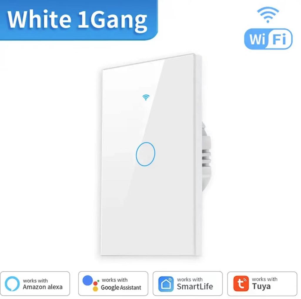 120 В стандартный WiFi-переключатель США, универсальный для одного провода (фаза) и нуля, умный переключатель света для управления через приложение Graffiti на мобильном телефоне