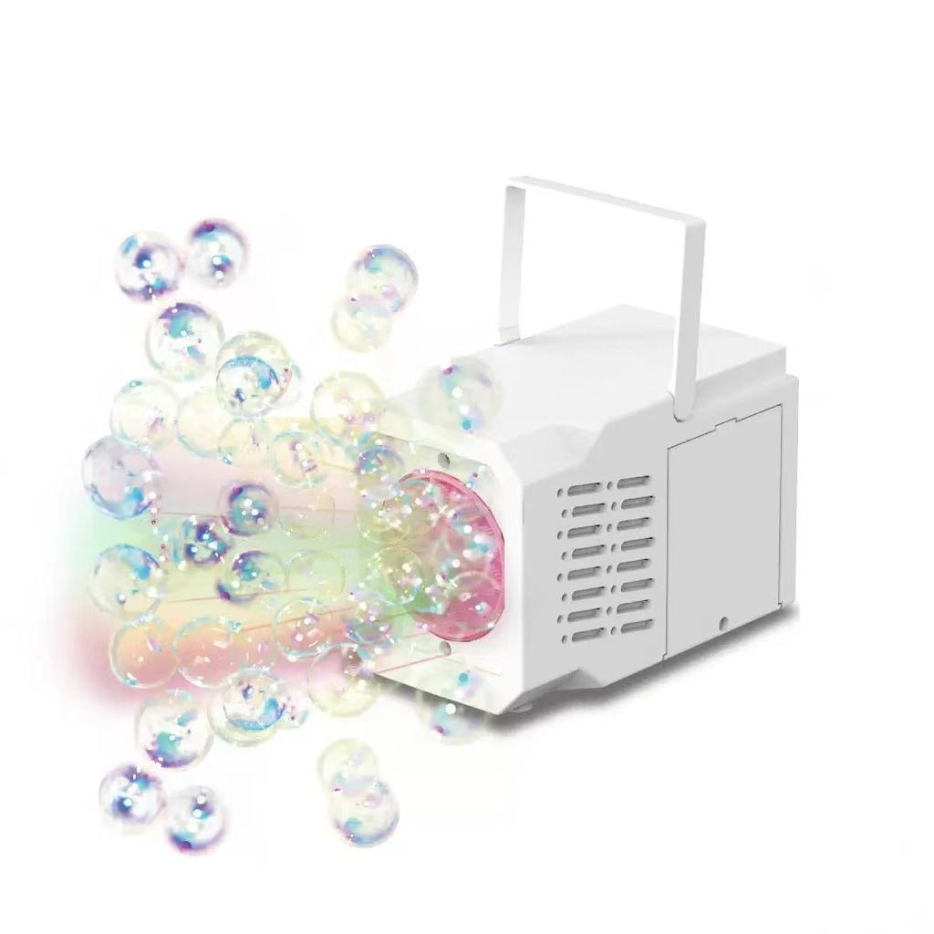 10-луновое полностью автоматическое выдувание пузырей, ручная электрическая машина для выдувания пузырей, игрушка для улицы, день рождения, без батареек и мыльной воды