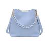 Chic Khaki Green Blue Black Yellow Brown Pu Material Women's Bucket Bag For Spring