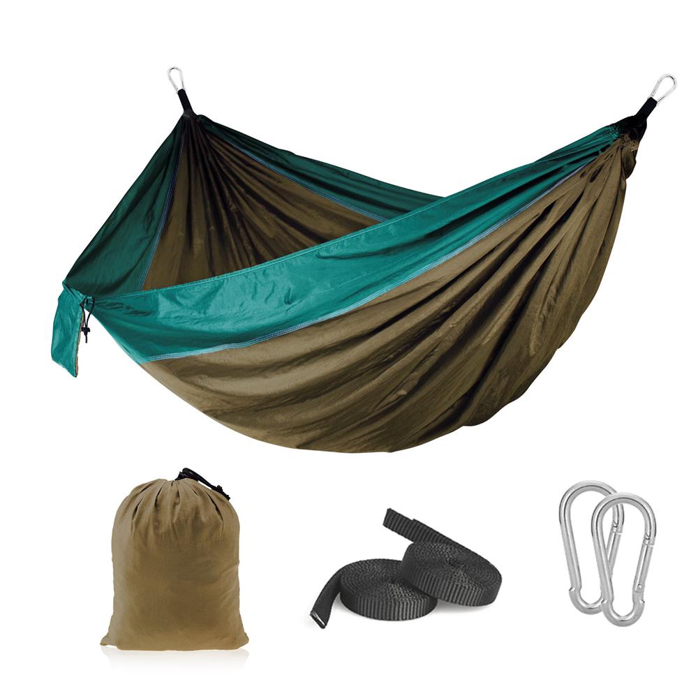 Тканевый гамак с парашютом, качели для сна, качели для одного человека, путешествия на открытом воздухе, отдых, отдых, подвесная кровать Hamak, прочный для выживания