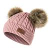 New Baby Hat Children Pompom Winter Hat Knitted Cute Hat For Girls Boys Casual Girls Hat Baby Beanie