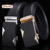 Мужской автоматический ремень, деловой деловой ремень, гладкая искусственная кожа, пряжка из сплава, противоскользящий, большая долговечность, противоскользящий, мужской костюм для встреч, брюки, ремень