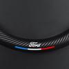 Car Steering Wheel Cover Microfiber Leather Protection Cover For Ford Fiesta C-Max Kuga Ranger Raptor KA Fusion ST y172 Transit Edge