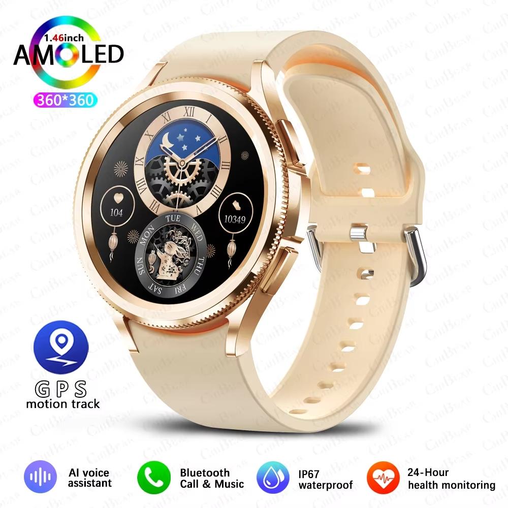 2025 New Watch 6 Classic Smartwatch Men's GPS Sports Fitness Women's Health Waterproof Bluetooth Call Smart Watch for Android IOS