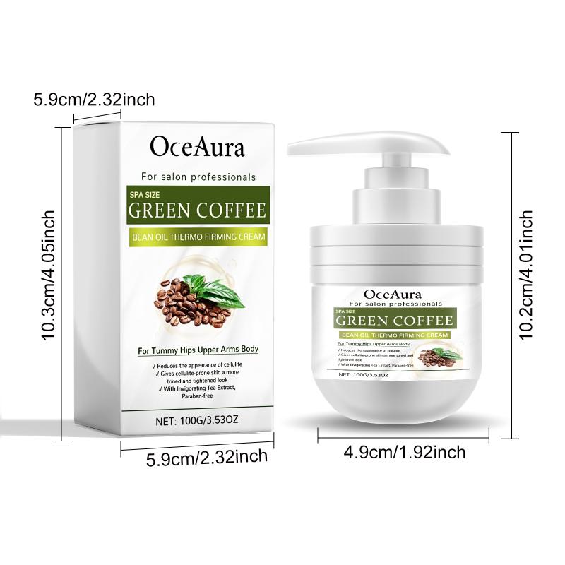 Green Coffee Bean Oil Thermo Firming Cream Moisturizing Body Lotion for Reduction and Smoother Skin Texture