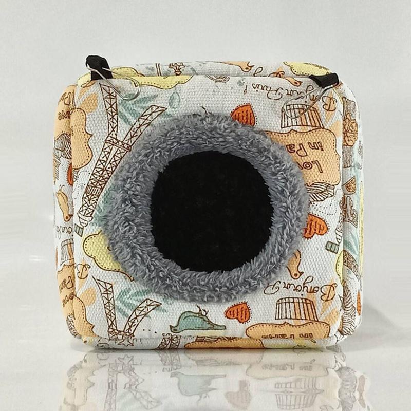 Winter Cotton Nest for Guinea Pig Tiger Bark Peony Parrots Literary Bird Pearl Bird Black Wind Squirrel Honey Bag Pet Supplies