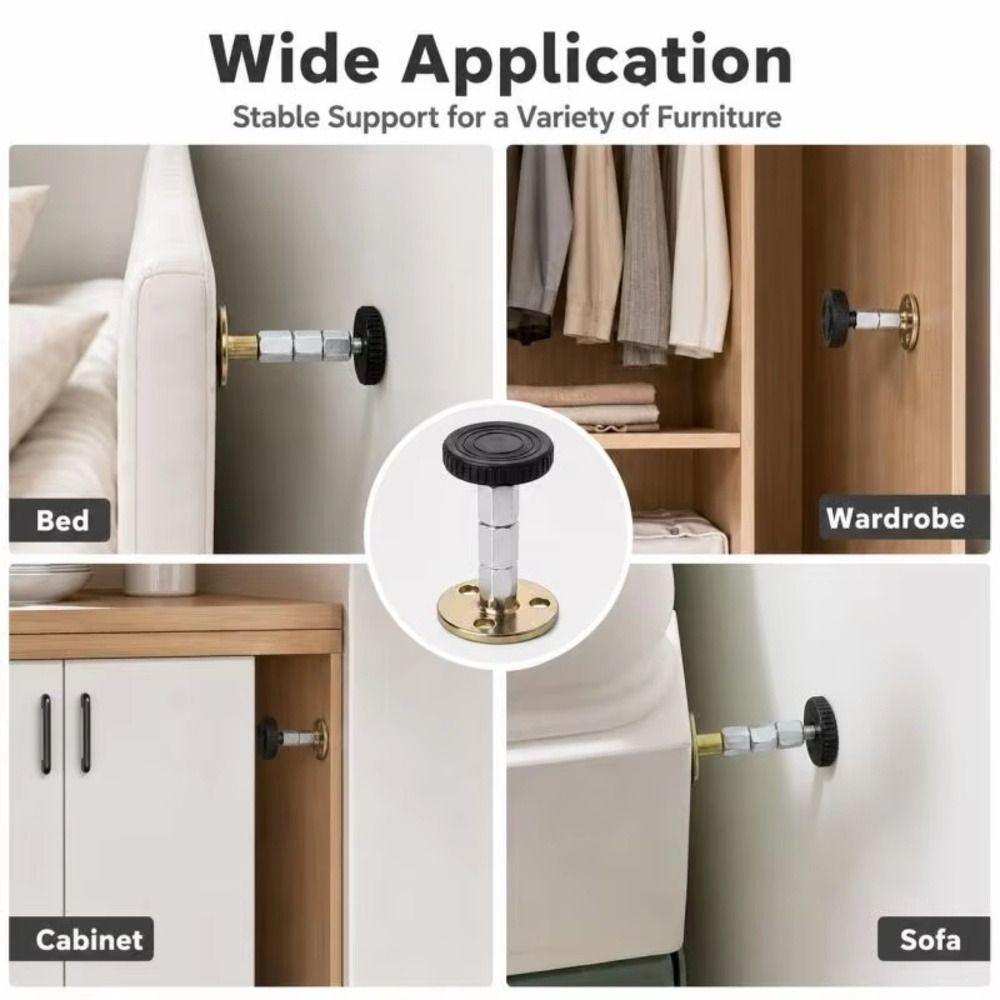 1Pcs Self Adhesive Bed Frame Anti Shake Tool for Preventing Bed Squeaking
