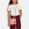 New COACH Dempsey Cow Leather Tote Bag Shopping Bag Shoulder Bag Crossbody Bag Handbag Small Size Women's Candy Pink CC421-IMS5K