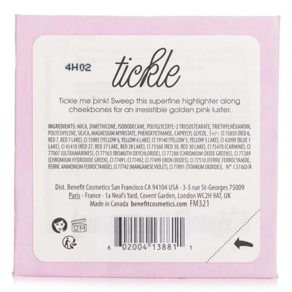 Benefit Tickle Golden Pink Highlighter 8g - Radiant light reflection