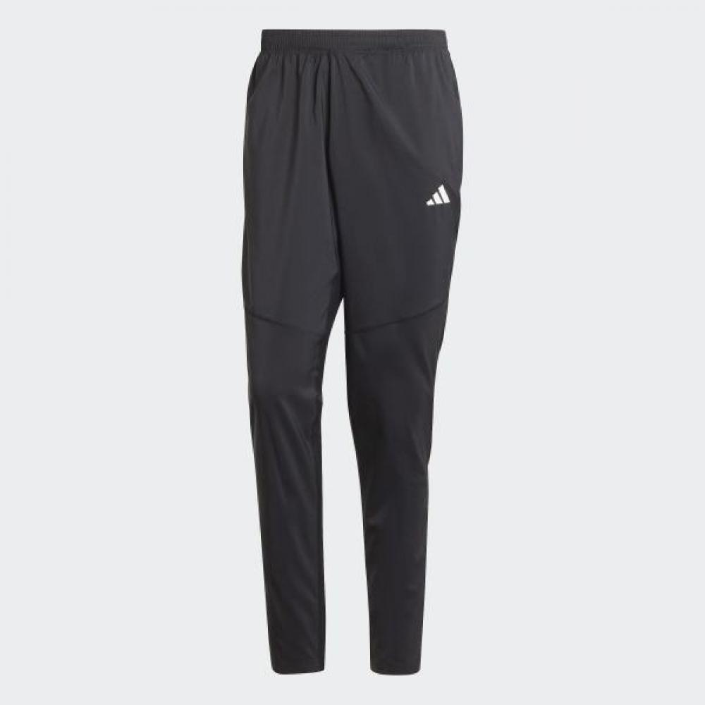 adidas Мужские брюки Owner Run S Беговые Функциональные Длинные брюки Бег Марафон Черный