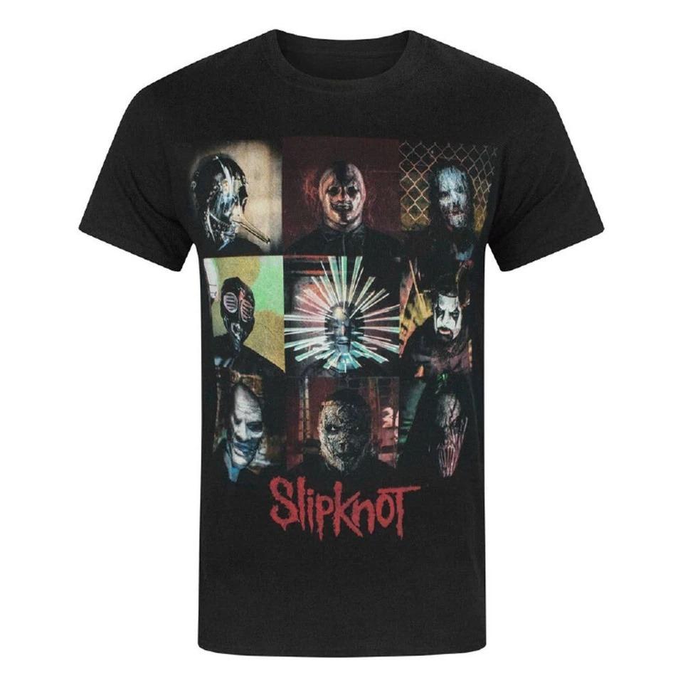 Slipknot метал-группа ретро 3D мужская и женская футболка уличная Харадзюку американская с коротким рукавом круглый вырез летняя мужская одежда