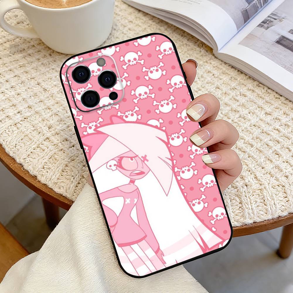 H-Hazbin Hotel V-Vaggie Чехол для телефона Силиконовый Мягкий Для IPhone 17 16 15 14 13 12 11 X XR Plus Pro Max Plus