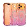 Блестящий чехол-зарядка с беспроводной зарядкой для iPhone 17/17 Air/17 Promax, Для iPhone 13/14 Plus/15/16E Блестящий чехол для телефона