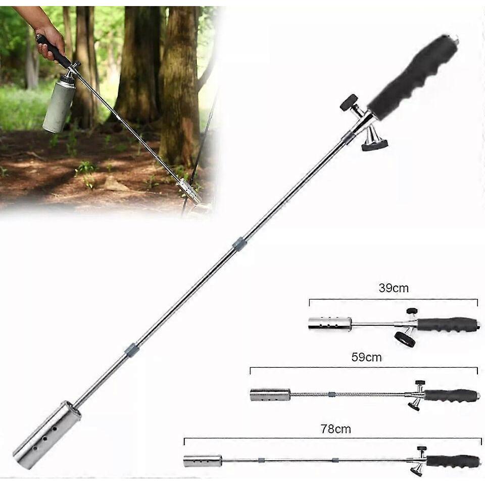 Sherem Detachable Long Arm Weed Torch & Flame Control Valve for Garden,Stumps