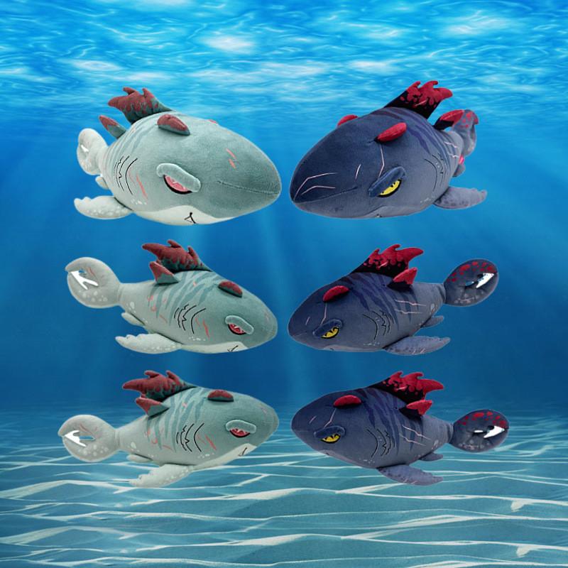Shadowmaw Megalodon Soft Plush Toy With Vacuum Pack For Kids And Gamers
