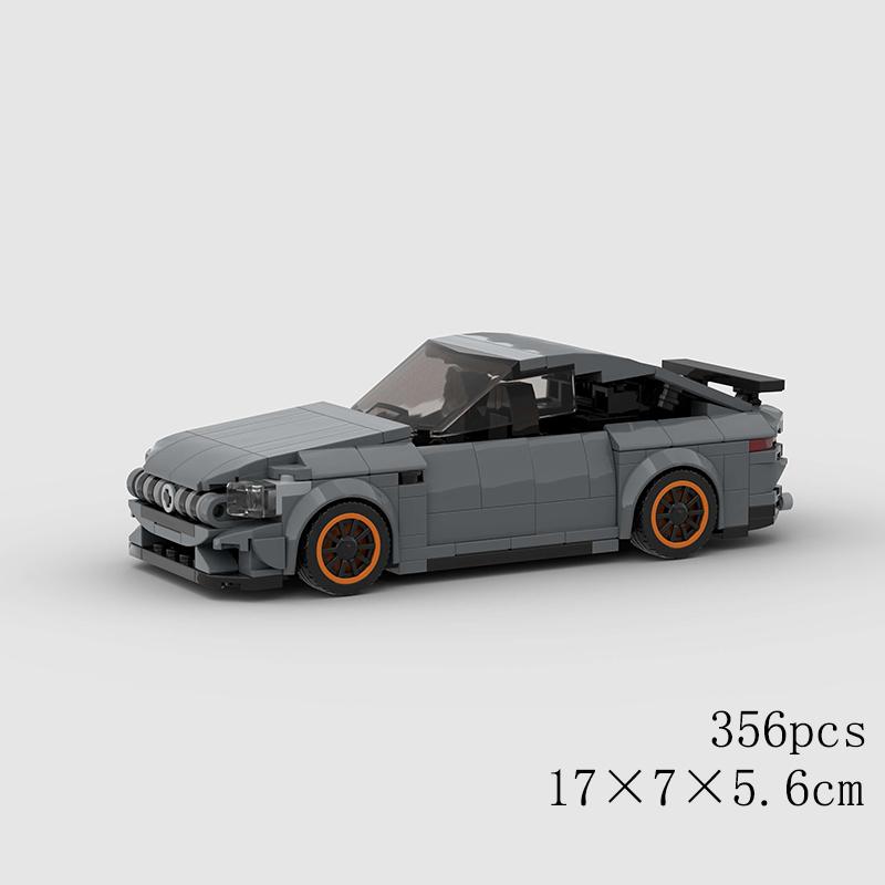 Классический Автомобиль Скорость MOC Внедорожник Гонки Полиция Модель Строительные Кубики Родстер Транспортное средство Город Супер Гонки Блоки Технический Рождественский подарок
