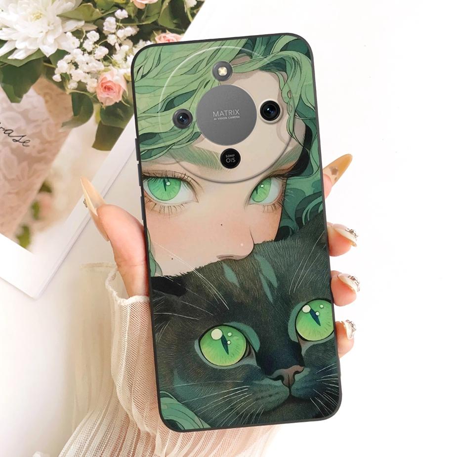 Чехол для Honor X9d Magic8 Lite Милый Модный Мультяшный Чехол Мягкий ТПУ Чехол для Телефона Для Honor Magic 8 Lite X 70 HonorX9d HonorX70 Сумки