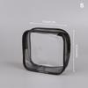 1Pc Clear Makeup Bag Fashion Transparent Travel Portable Mini Wash Storage Bags Women Zipper Organizer Cosmetic Bag