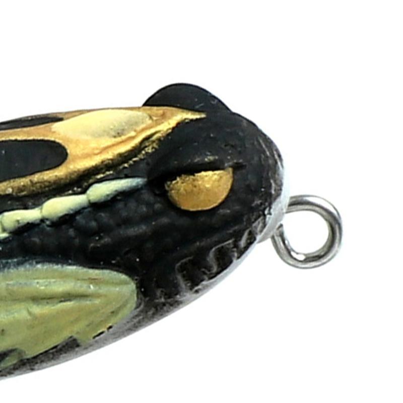3 см 3,2 г Приманки-жабы Ray Frogs Crankbait, ПВХ-жабы, Мягкие приманки-жабы для ловли черного окуня, с двойным крючком и лепестком