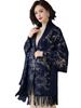 Куртка-шаль Cheongsam, свадебный благородный наружный вязаный кардиган, женский шарф с кисточками, шаль, накидка 1182