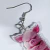 Pink Pig Dangle Earrings 2D Acrylic Pig Charm Earrings Lightweight Cute Angry Pig Earrings