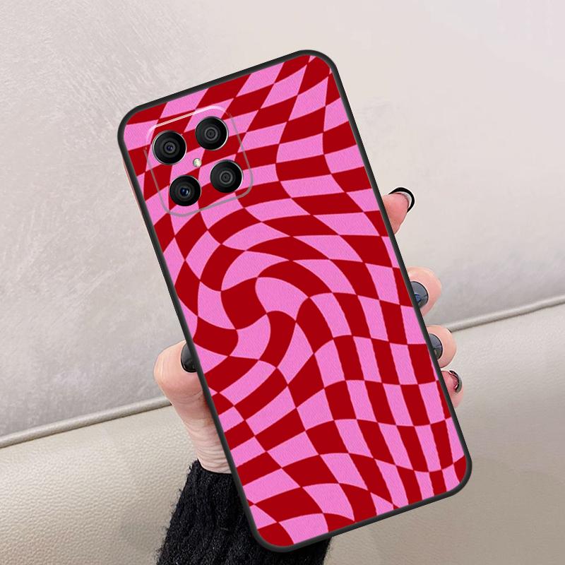 Сумасшедший Клетчатый Чехол Magic 8 6 7 Pro для Honor 400 Lite 200 50 70 90 X8c X8b X9a X9b X9c X9d Win RT