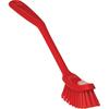Vikan Dish Brush, Hard Type, 44054, Red