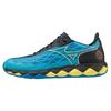 Tennis Shoes Wave Enforce TOUR AC All Court Club Activities Lightweight Game Court Soft Tennis Hardball Tennis Light Cm 2E Blue/Yellow/Black