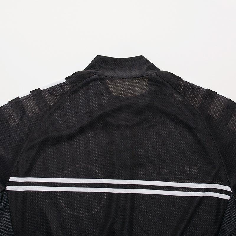 Летний короткий комплект одежды для езды на велосипеде, мужские спортивные трикотажные костюмы, черные брюки-комбинезон