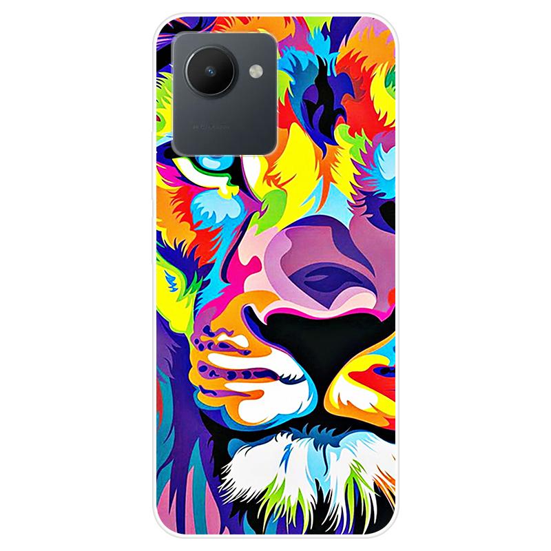 Для Realme C30S C 30S RealmeC30S чехол Мягкая силиконовая задняя крышка Чехол для телефона с рисунком из мультфильма Разнообразие